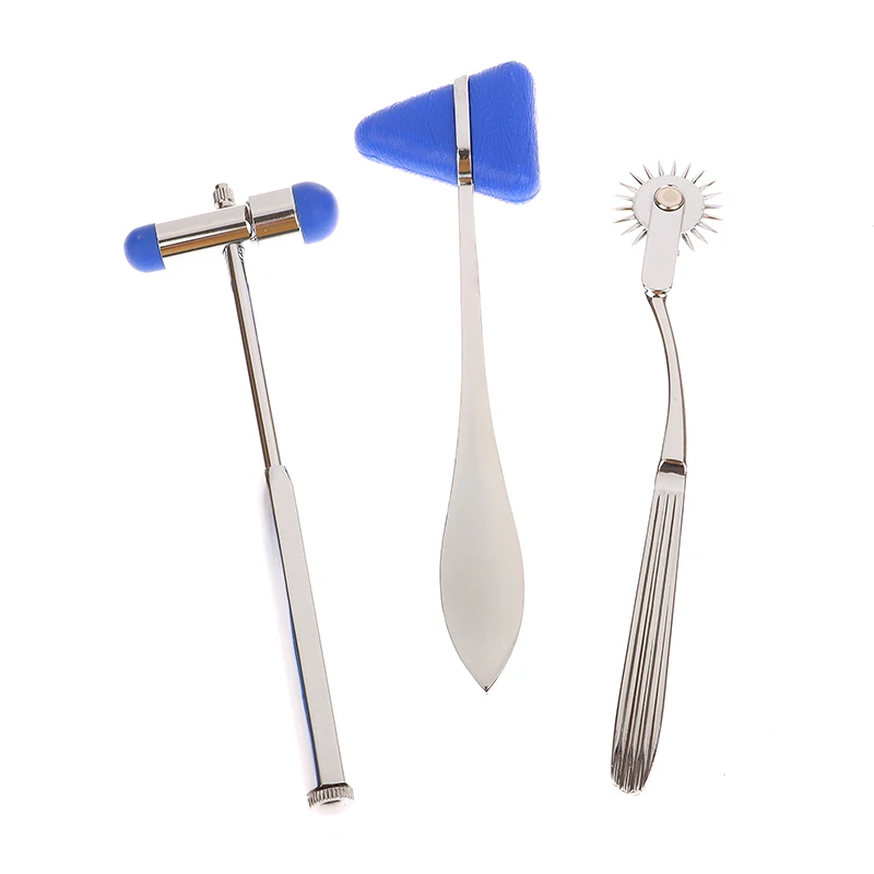 

1/2/3 Pcs Neurological Massager Hammer Reflex Hammer Set Multifunctional Percussor Diagnostic Reflex Percussion Hammer Set