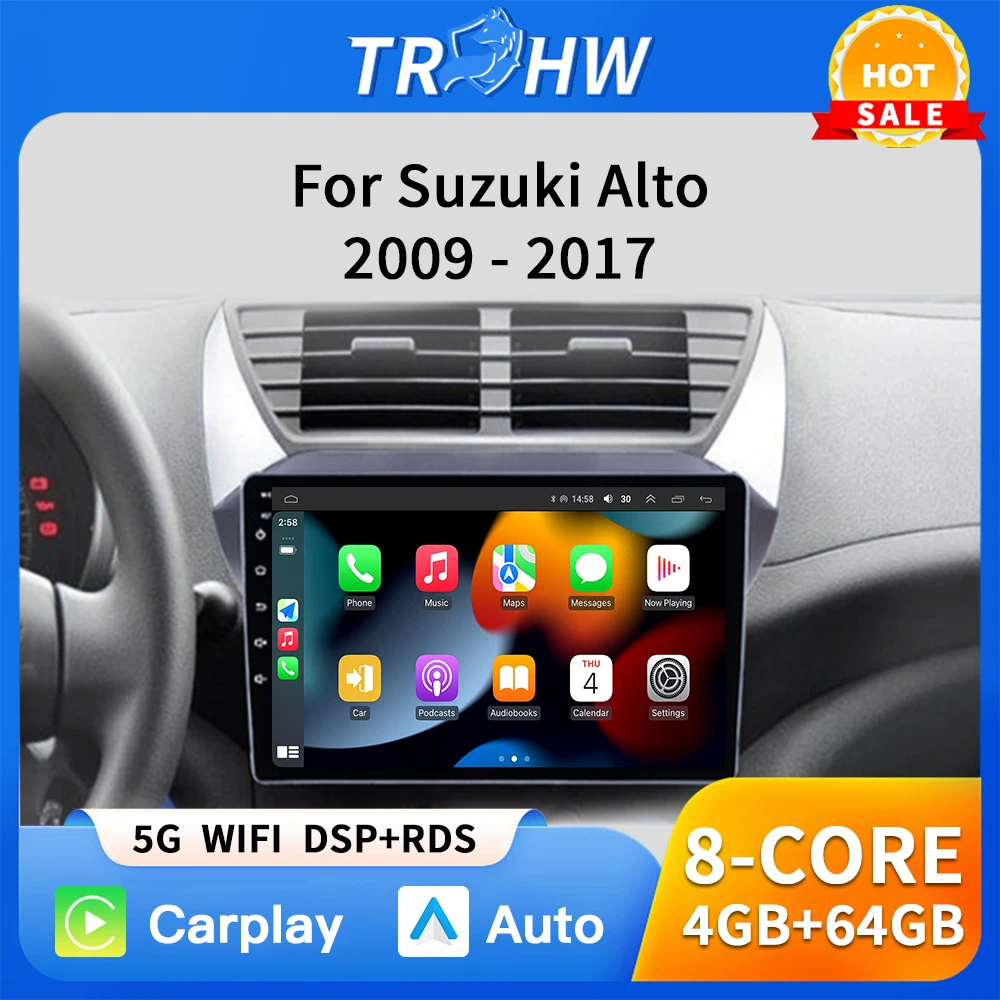 

Android 13 For Suzuki Alto 2009 2010 2011 2012 2013 2014 2015 2016 Multimedia Stereo Car DVD Player Navigation GPS Radio