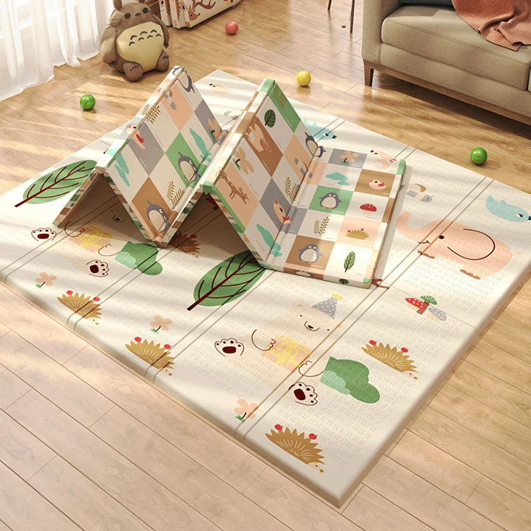 Tapis de jeu pliable en polymère XPE pour bébé, jouet pour enfant, pépinière, cadeau