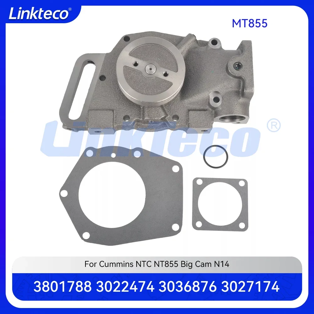 

Комплект сверхмощного водяного насоса и прокладок двигателя для Cummins 855 NTC NTC290 MT855 NT855 Big Cam N14 3801788 3051384 3801702 3055747
