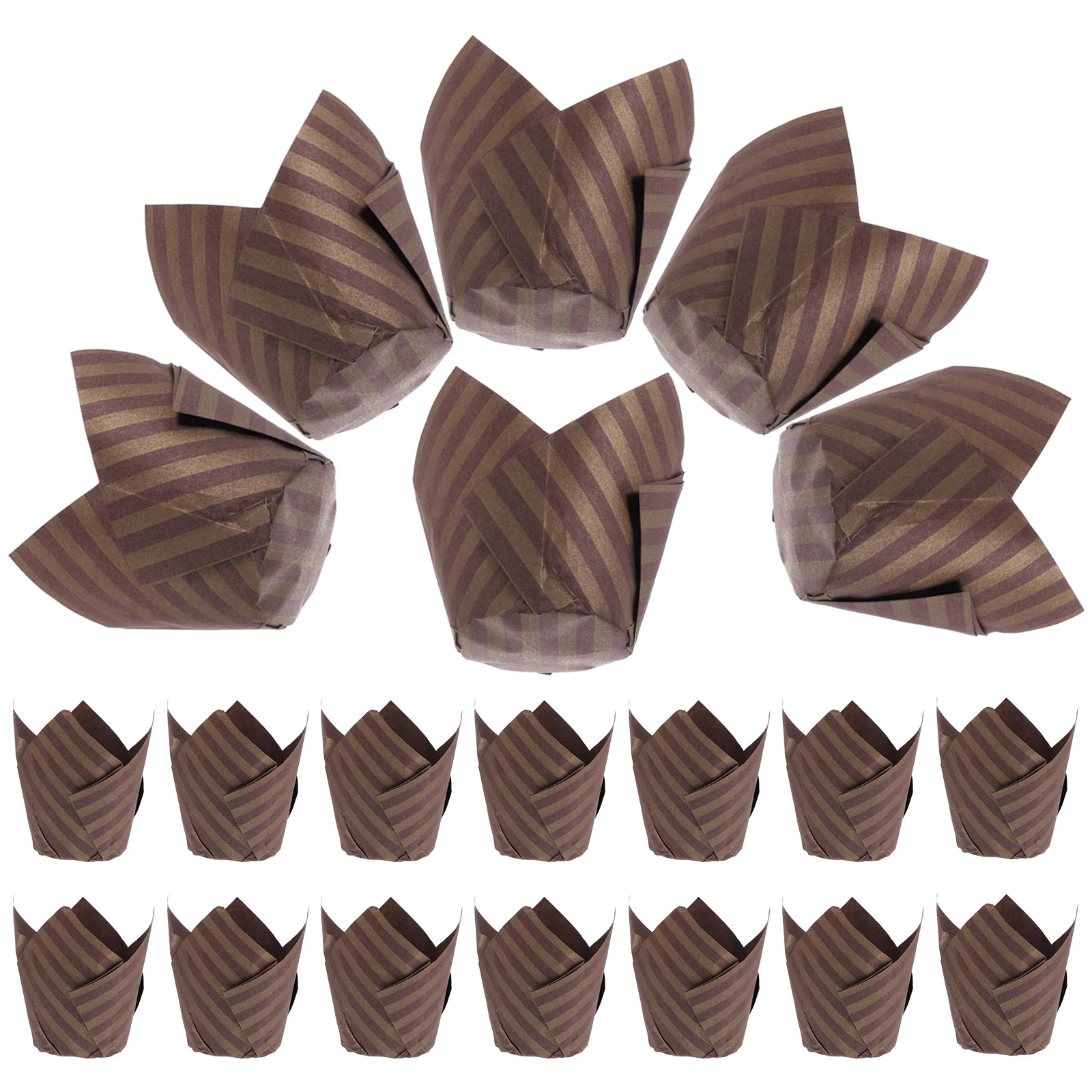 

250 Pcs Paper Cupcake Liners Holders Muffins Lining Wrapping Baking Cups For Food Grade Greaseproof