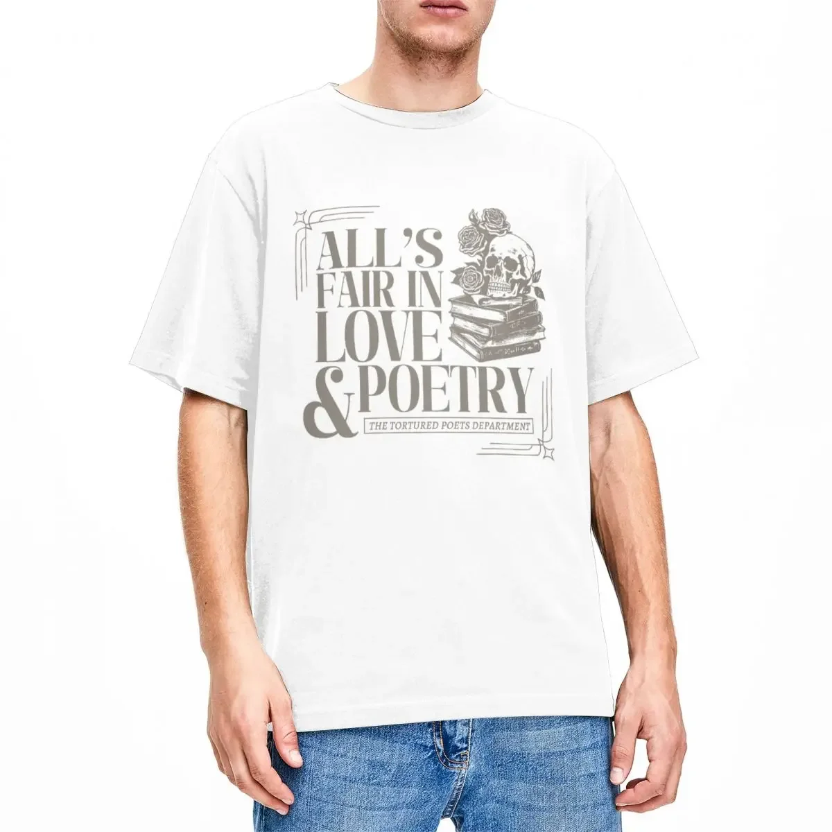 All's Fair In Love And Poetry for Men Women T Shirts The Tortured Poets Department Apparel Tee T-Shirts Pure Cotton Clothing