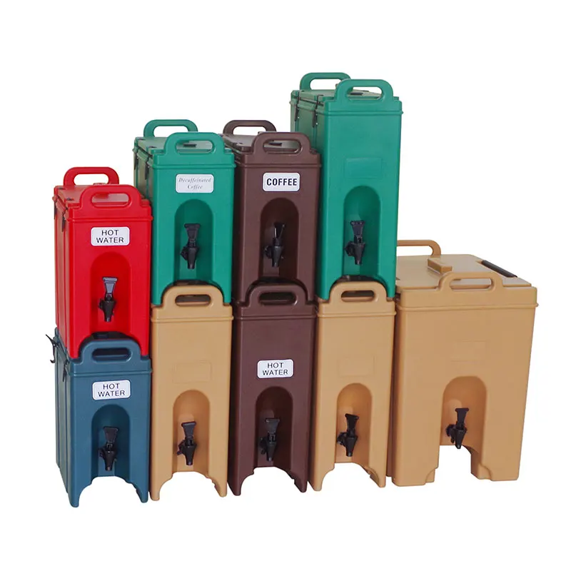 Plastic Different Color Insulated Container Beverage Server Dispenser