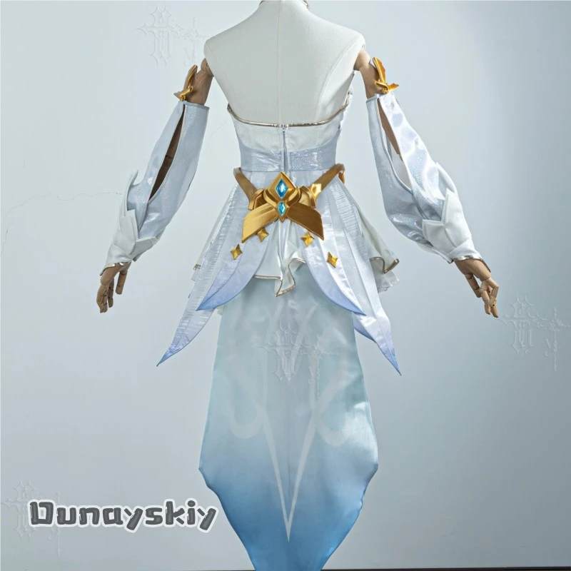 901​​Ove watch Mercy Mythic Skin Cosplay Costume Female Full Set Game Comic Con Anime Role Stage Performance Outfit Halloween​ - view 4