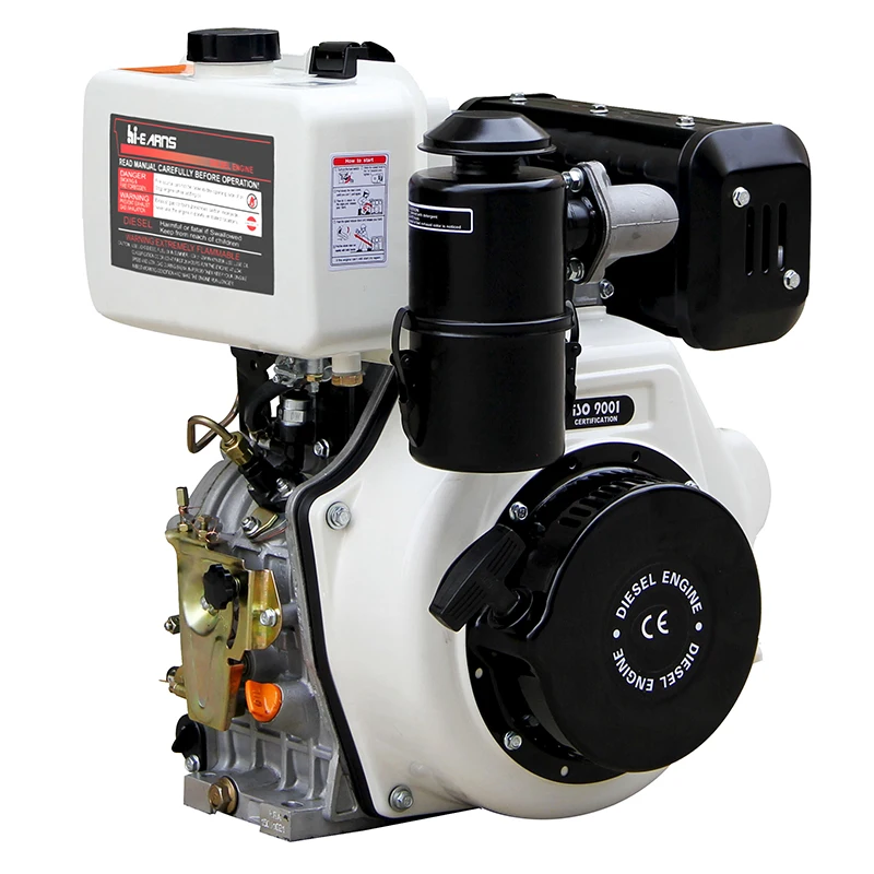 

HR188FAE 7KW Single Cylinder Oil Bath Air Filter Easy To Operate With Keyway Shaft Euro 5 Emission Standard Cold Style