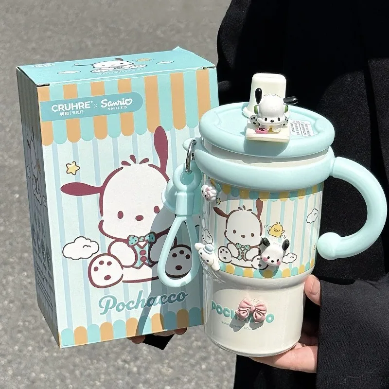 Kawaii My Melody Pochacco Kuromi My Melody Sanrio Tazza isolata in acciaio inossidabile 316 Bottiglia per bambini adorabili Regalo per ragazze