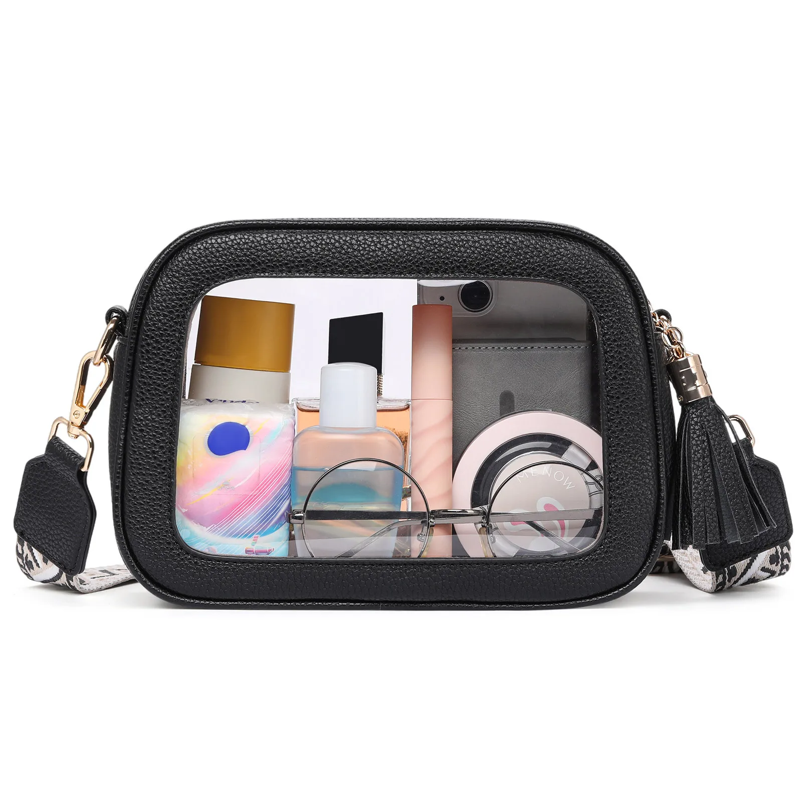 

New Ladies Messenger Bag Transparent Wallet Stadium Transparent Bag Fashion Casual Messenger Bag Shoulder