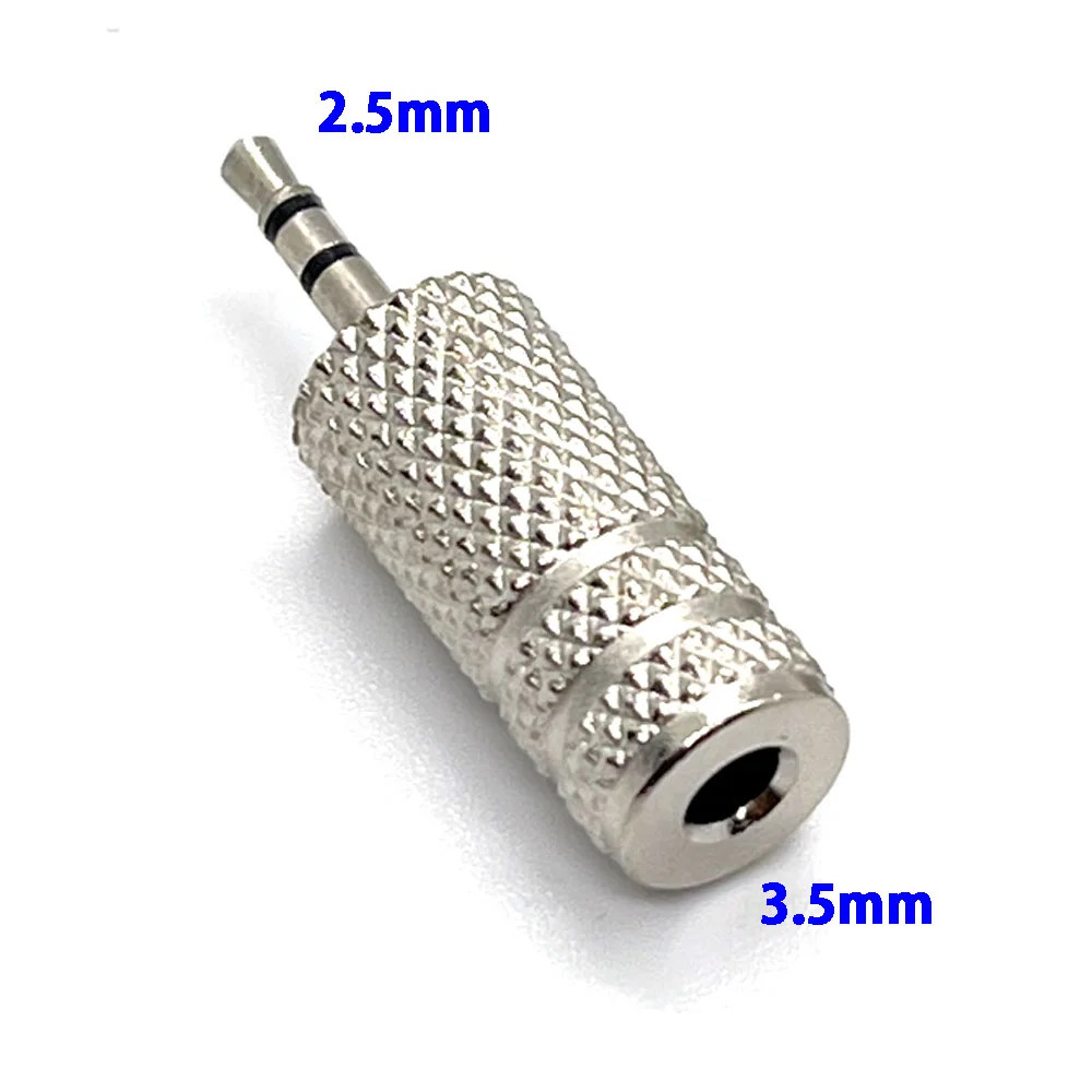 Jack 3.5 mm to 2.5 mm Audio Adapter 2.5mm Male to 3.5mm Female Plug Connector for Aux Speaker Cable Headphone Jack 3.5