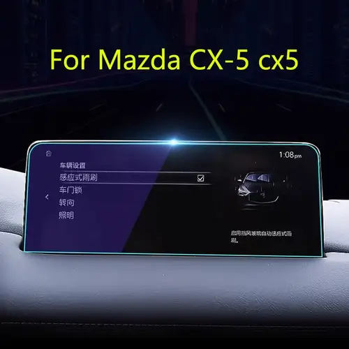 Película protectora de pantalla táctil de vidrio templado para Mazda CX-5 cx5 2021 2022 2023 10,25 pulgadas LCD navegación GPS ajuste antiarañazos