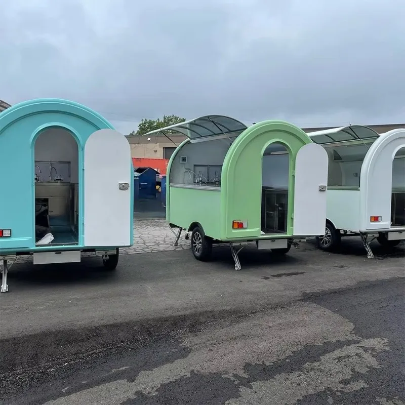 

Полностью оборудованный грузовик с длительным сроком службы 2025 года, прицеп для еды индивидуального размера для продажи