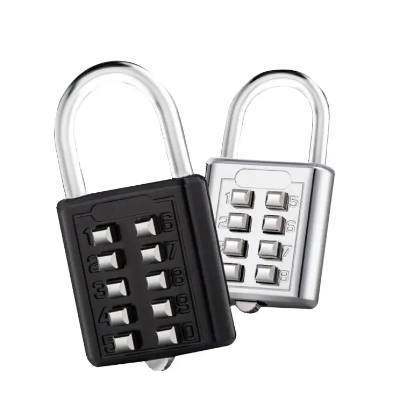 Smart Password Combination Padlock 8 Digits Luggage Anti-theft Door Lock Mini Code Padlock For Cabinet File Box