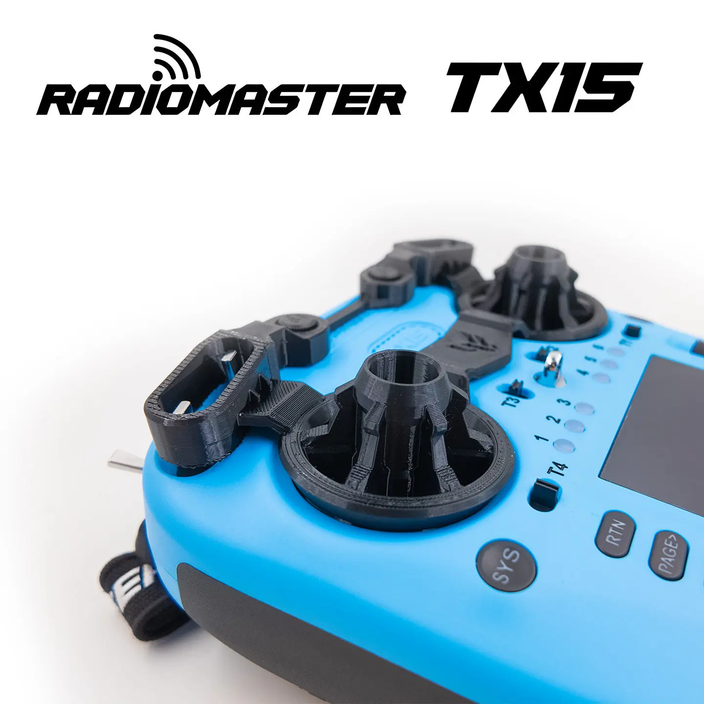 Black 3D Printed Joystick Protective Cover Accessories for Radiomaster TX15 Max