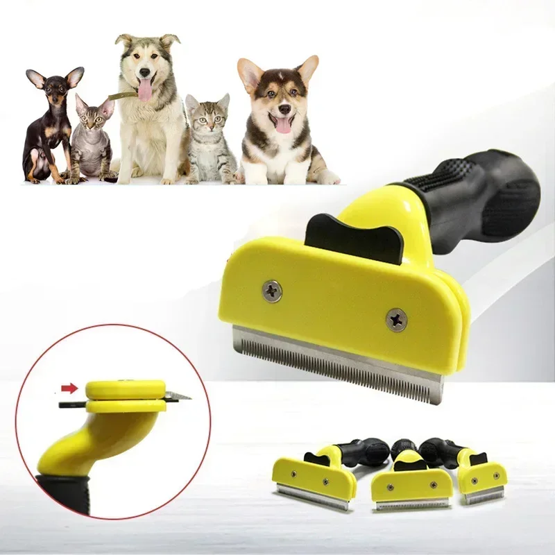 Pet Furmines For Brush Grooming Fur Tools Animal Comb Supplies Puppy Hairs Hair Dog Clipper Pets Cat Remover Removal