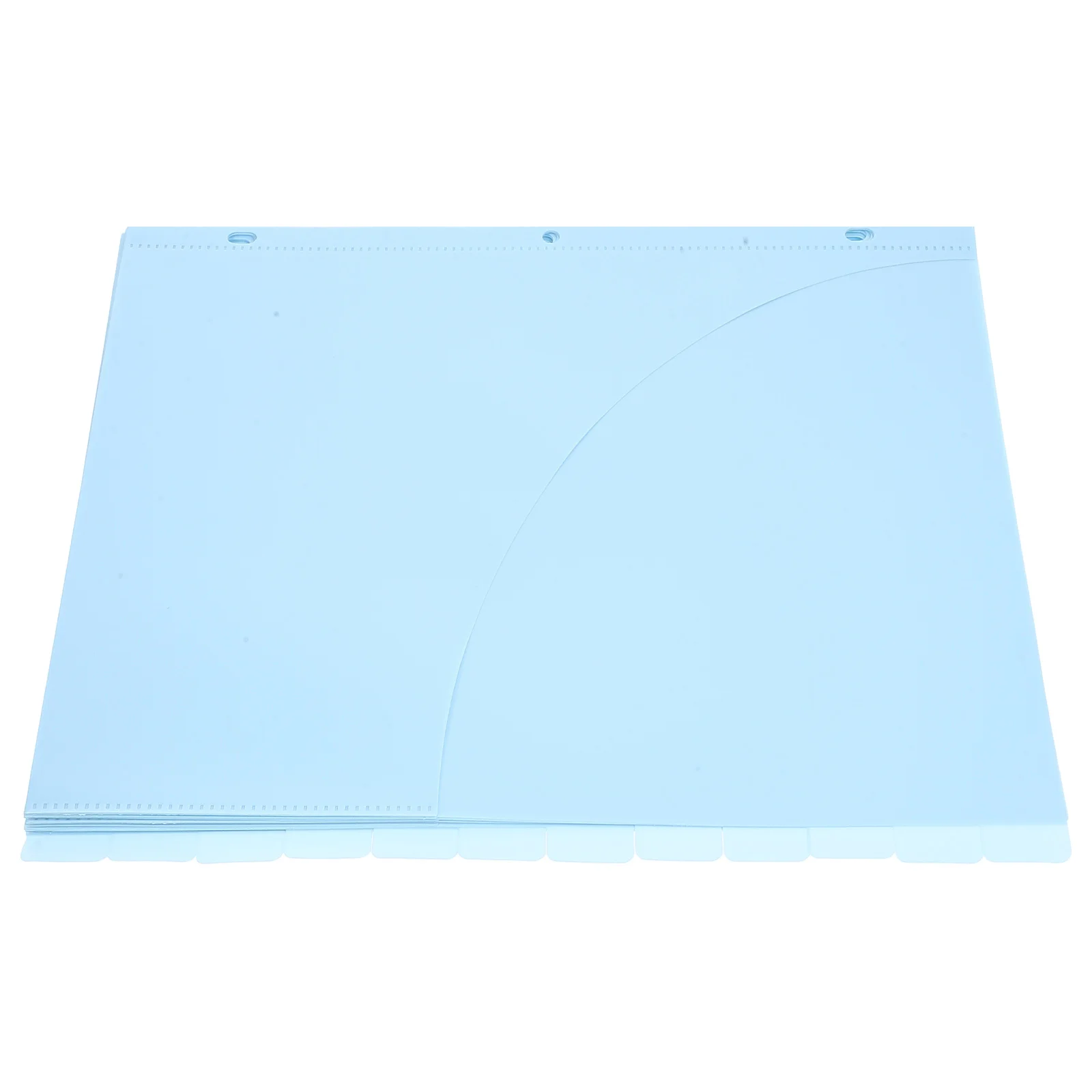 

12pcs File Divider Pockets A4 Plastic Page Dividers For Binder Organizer Home Office School Use Clear Pocket Folders Documents