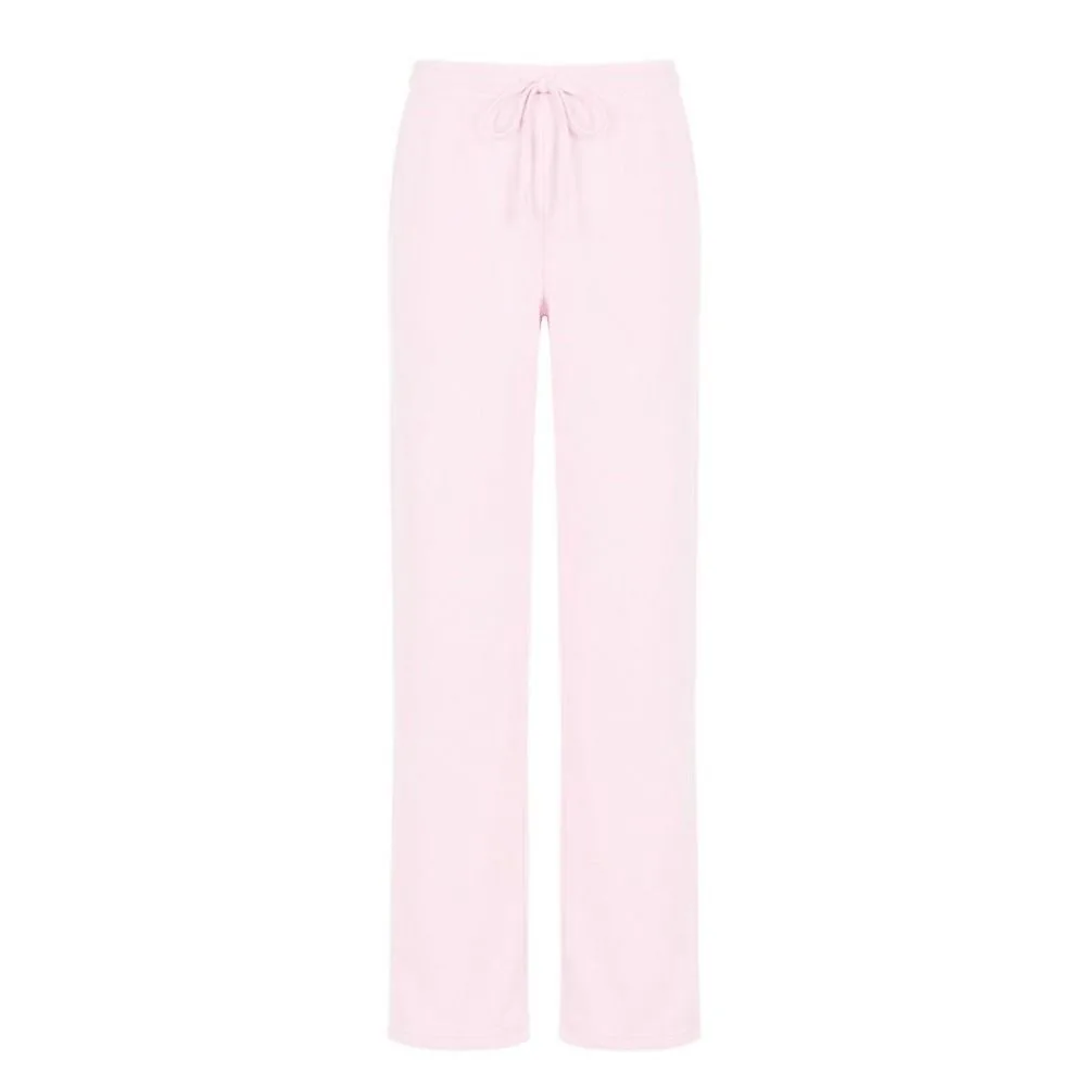 

Милая рубашка с длинным рукавом, спортивный комплект с манжетами-колокольчиками, одежда для отдыха в корейском стиле, свободная посадка, удобный пижамный наряд, спортивная одежда