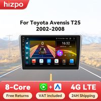 Hizpo Car Intelligent Systems Radio For Toyota Avensis T25 2002 - 2008 Carplay Multimedia GPS 2din Stereo Android 13 Auto 8+128G