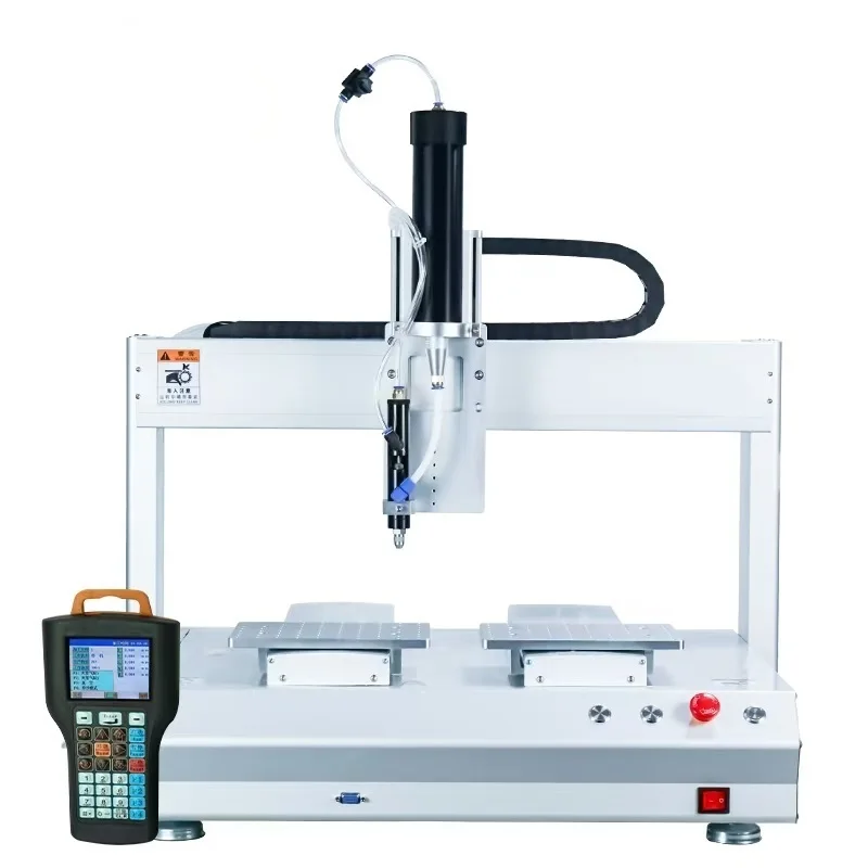 300ml Automatic Silicone Sealant Dispensing Machine Tabletop 3 Axis Glue Dispensing  Machine