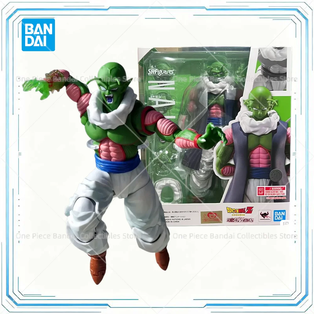 Original Bandai S.H.Figuarts Dragon Ball Z Nail Namekian Warrior Articulated Action Figure Collectible Gift With Original Box