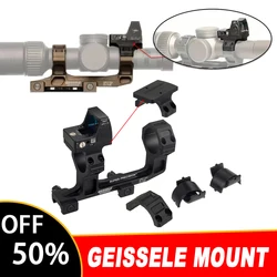 Montura para mira de caza, accesorio táctico GEISSELE de 25,4mm y 30mm, compatible con riel Picatinny de 20mm, Airsoft AR15 AK47, voladizo óptico para Rifle, ROF-90/45