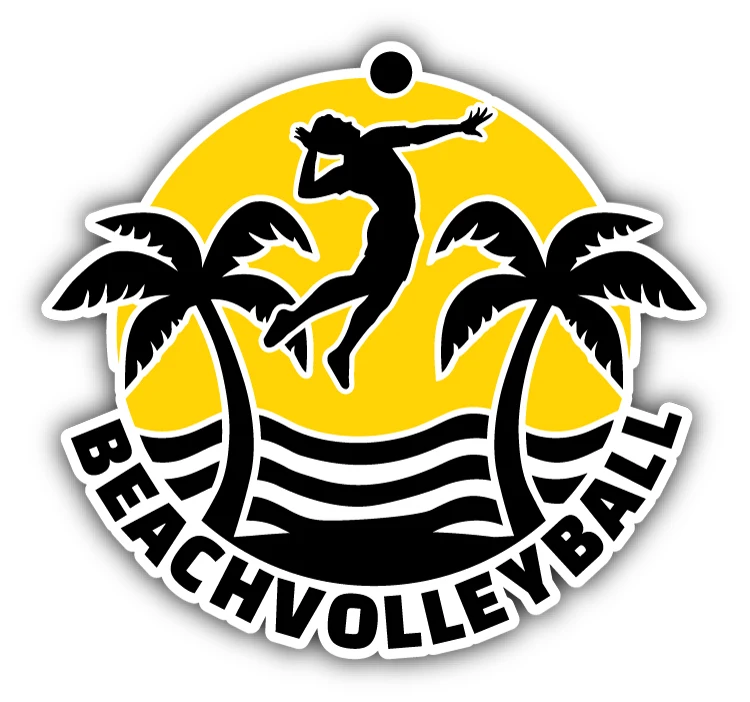 

Beach Volleyball Car Bumper Sticker Exterior Accessories Waterproof Scratch-proof Decal Camping Car Grande Taille Funny Decor