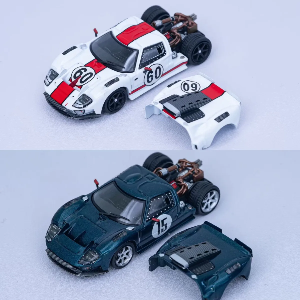 

Rhino Model RM 1:64 Ford GT40 Openable Hood Alloy Diecast Model Car Collectible Gift Static Display