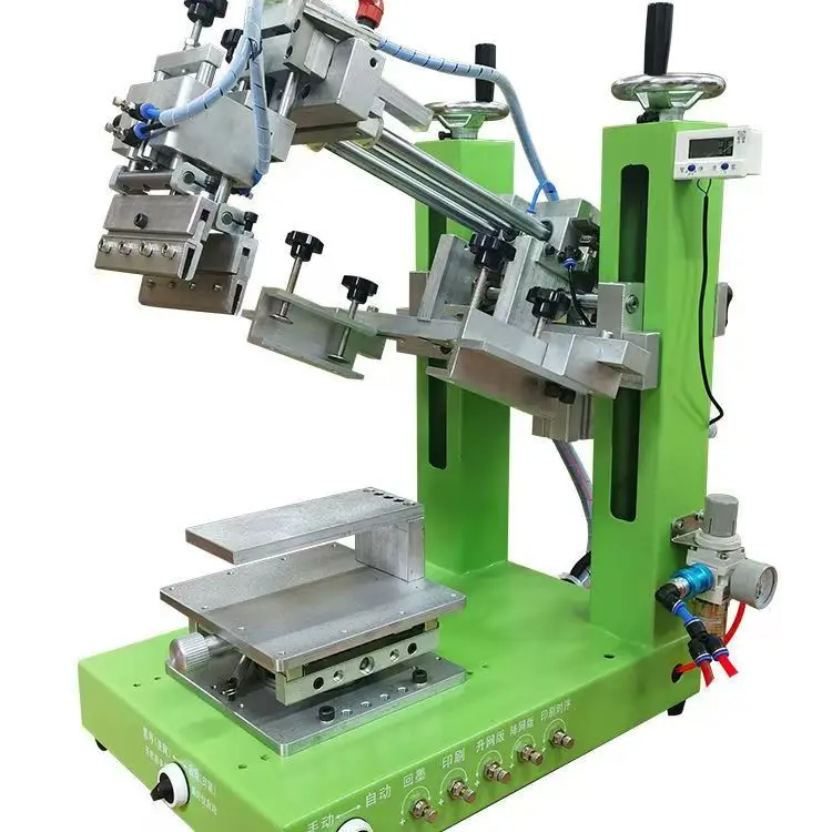 Automatic Curved Plastic Cups Screen Printing Machine  for Small Business Flat Screen Printing Machine