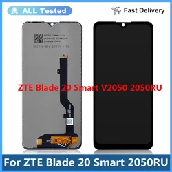 Pantalla LCD probada de 6,49 pulgadas, montaje de digitalizador táctil para ZTE Blade 20 Smart V2050, 2050RU