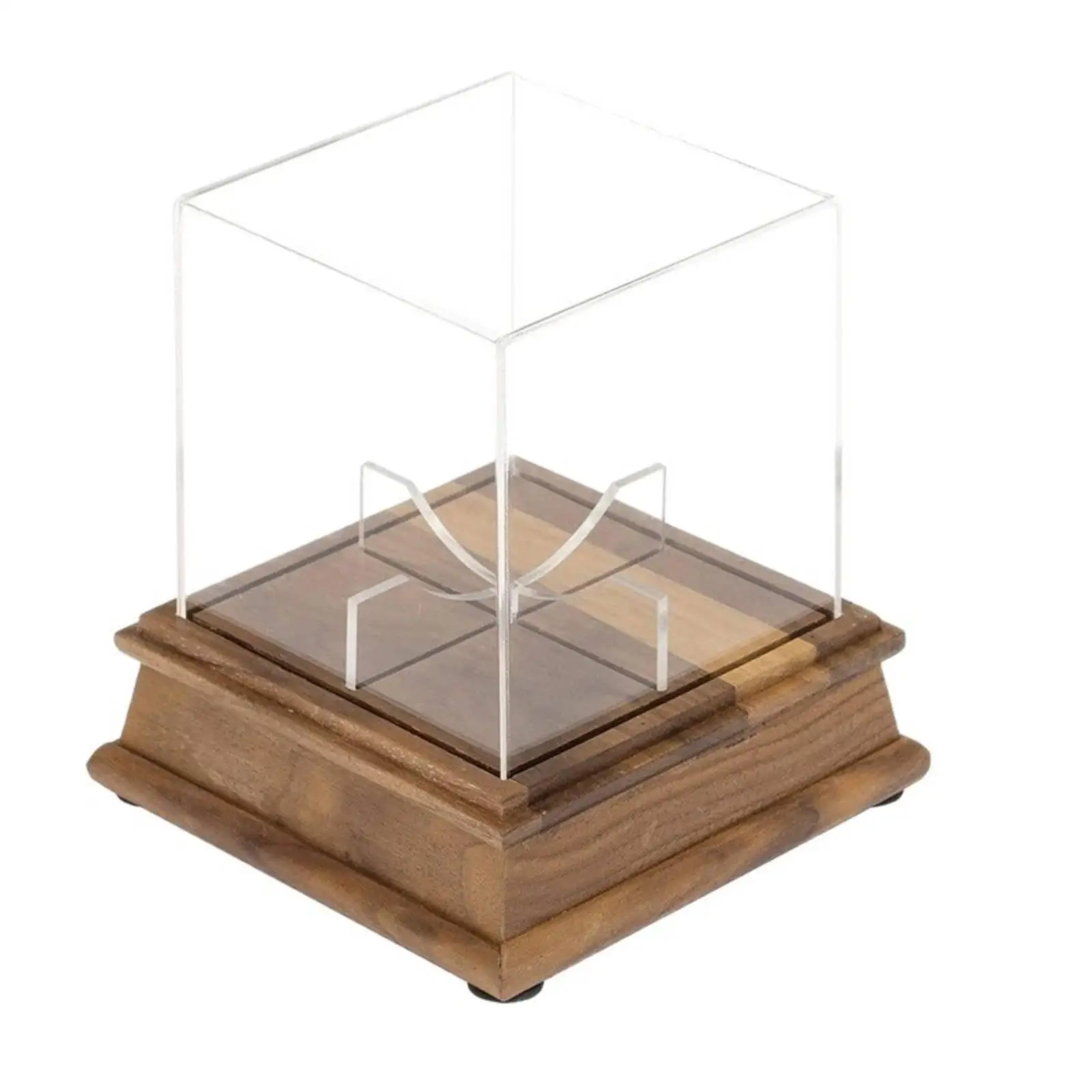 Baseball Display Container Premium Baseball Display Box Removable for Desk