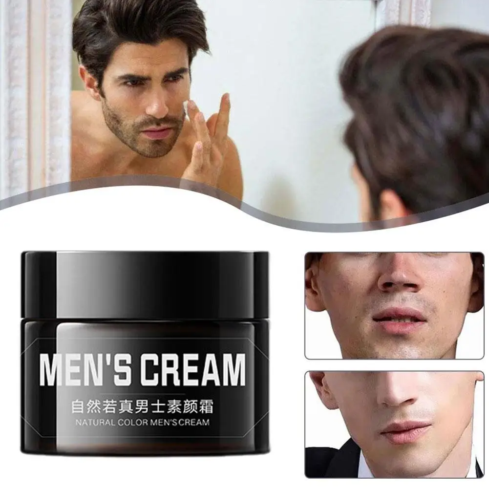 

Men's Toning Bb Cream Waterproof Hyaluronic Acid Moisturizing Oil Control Concealer Brightening Skin Tone For Men 50g D9n0