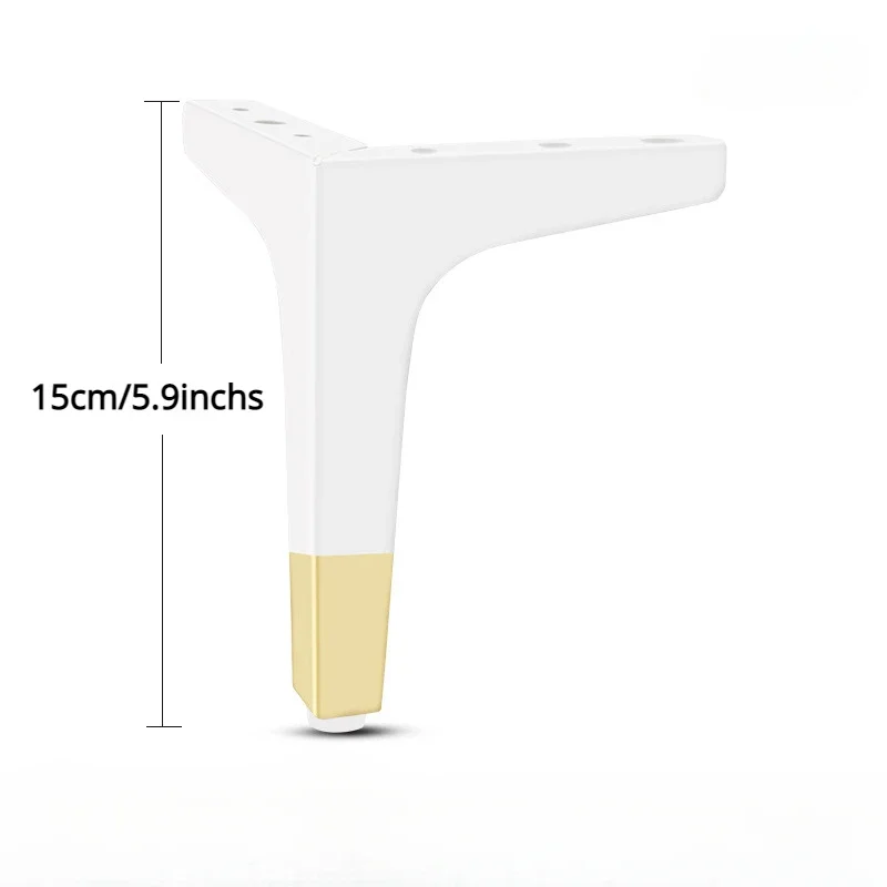 4 قطعة 15 سنتيمتر الحديثة الفاخرة أريكة الأجهزة Y شكل تصميم استبدال أرجل قطع الأثاث نوعية جيدة أريكة تتحول لسرير قدم السرير طاولات القهوة #3