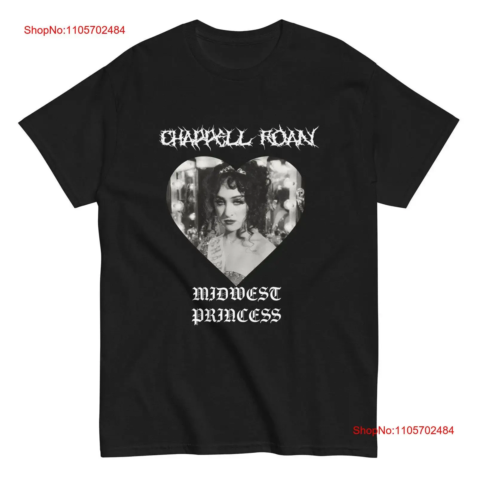 Chappell Roan Midwest Princess Metal Punk Rock Hardcore style parody classic tee shirt t vintage Washed fashion