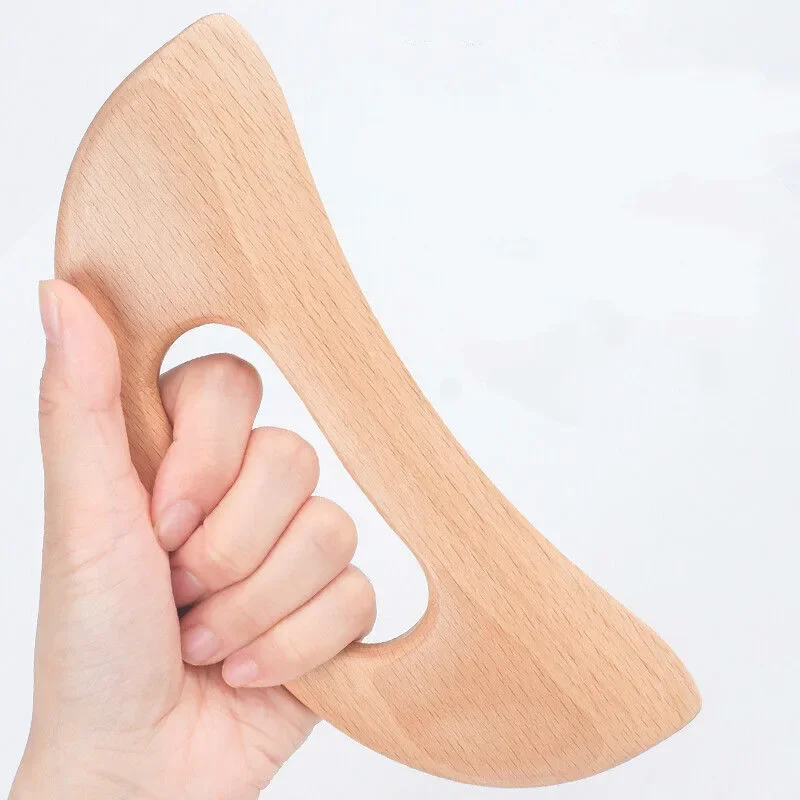 

100Pcs Wooden Gua Sha Tool Manual Massage Scraper for Anti Cellulite Slimming Guasha Massage Board Body Gua Sha Tool RX