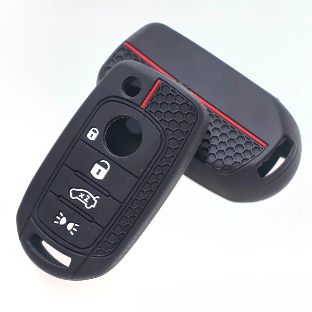 Para Fiat Egea 500X Toro Tipo Cronos para Dodge Neon Skin 2015 2016 2017 2018 funda de silicona con tapa para mando a distancia de coche