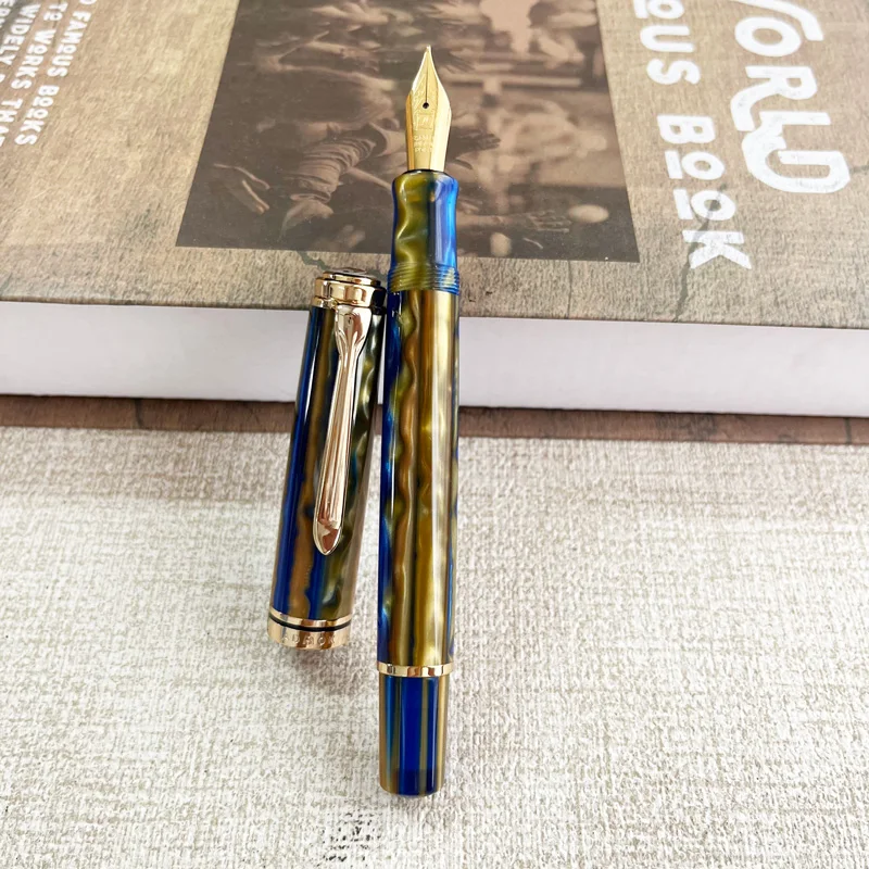 قلم حبر مكبس أكريليك ADMOK M800 BOCK/Schmidt ناعم ناعم رقم 6/35 #   Nib Inking الطلاب يكتبون أقلام الهدايا