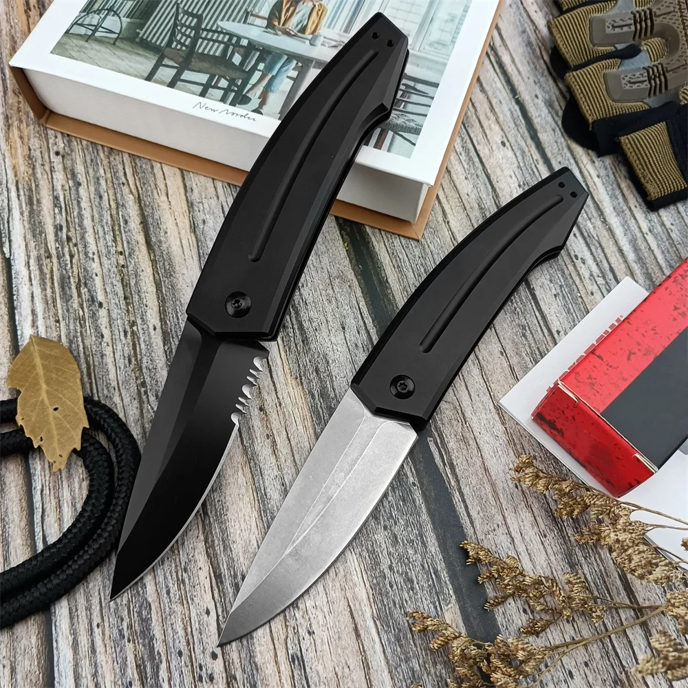 Pocket 7200 AU.TO Assisted Folding CPM-154 Blade Knife Aluminum Alloy Handle Camping Hunting Knives Military Tactical EDC Tools