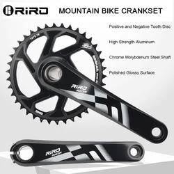 RIRO Bicycle Crank Integrated Crankset Connecting Rods 170/175MM MTB Direct Mount Chainring 32/34/36/38T Bike Accessories