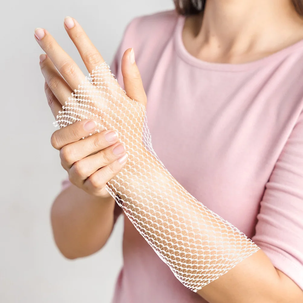 

Athletic Elastic Bandage Sports Wrap Breathable Reusable Adhesive White Skin-Friendly Comfortable Lightweight Support