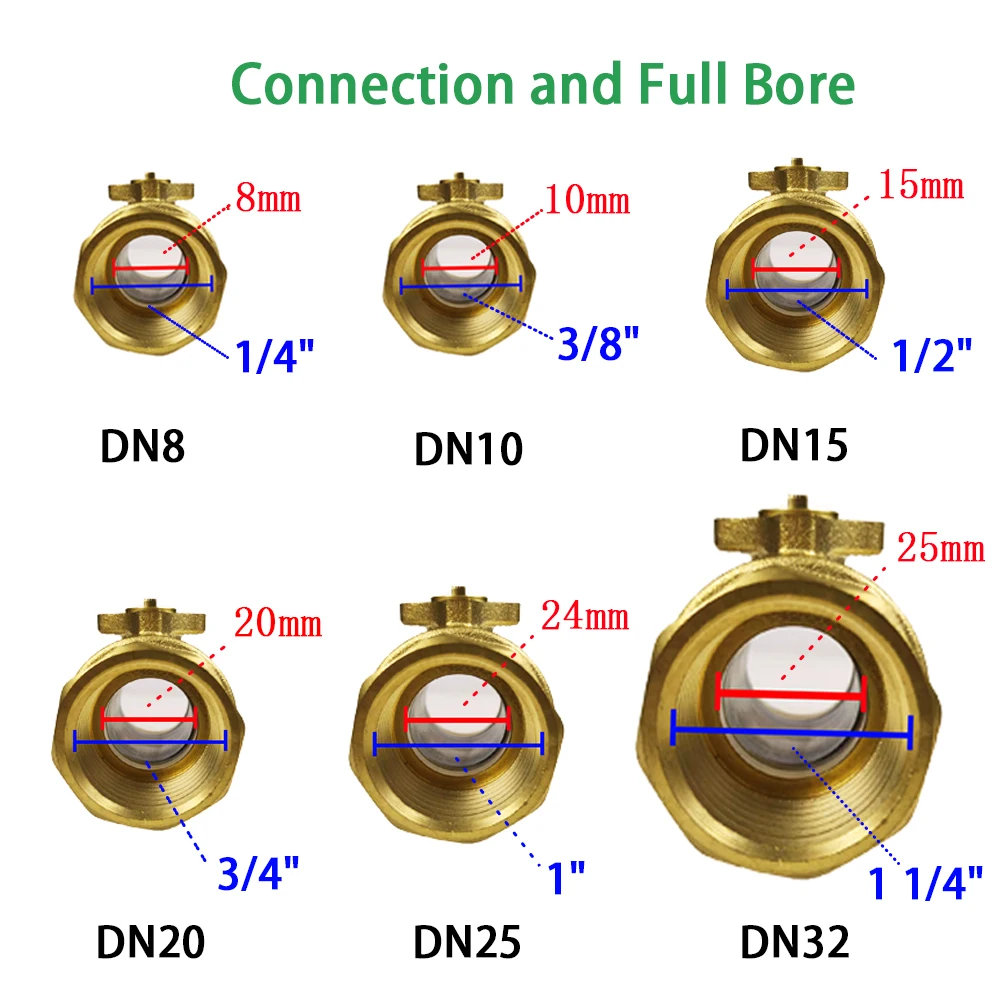 Imagem -02 - Way Bronze Válvula de Esfera Elétrica com Indicador 1 Dn8-dn32 Dc5v Dc12v Dc24v