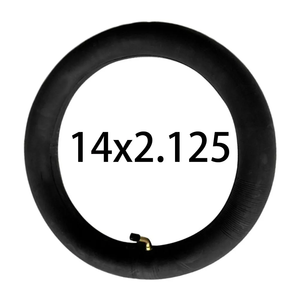 

14x2.125/14x2.50 Butyl Rubber Inner Tube With A Bent Valve Stem For Electric Bicycle E-Bike Tires Electric Bike Part Accessories