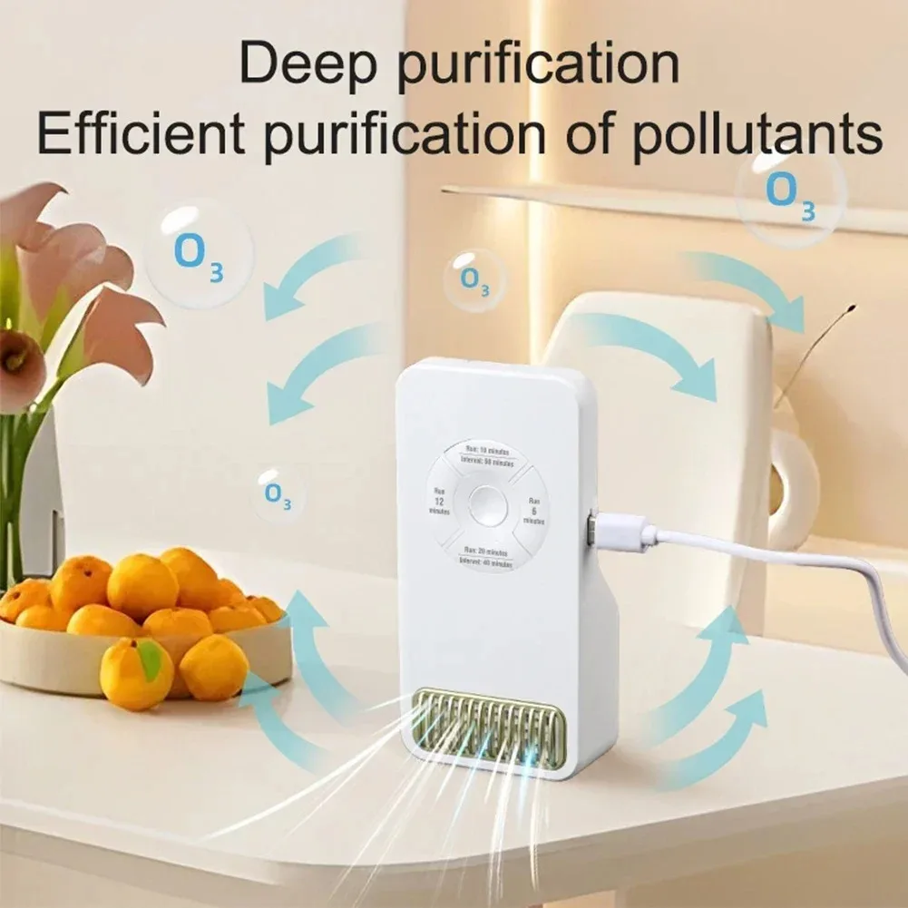 Smart Sensor Odor Air Purifier For Cats Litter Box Deodorizer Dog Toilet Rechargeable Air Cleaner Pets Refrigerator Deodorizer