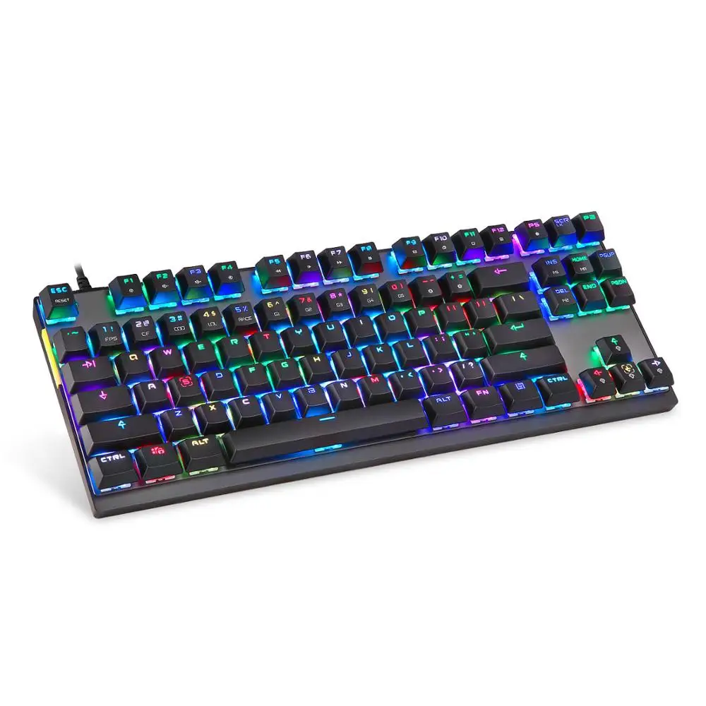 Motospeed 87keys 80% Tenkeyless TKL mechanical gaming keyboard