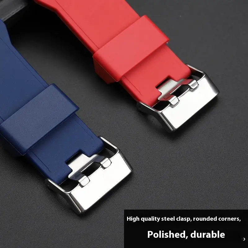 For Casio Gshock Series GR-B200 Watchband Men's Waterproof Resin Silicone Watch Strap GR-B2001B Special Concave Rubber Wristband