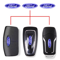 21MM Ford Logo Car Remote Key Exquisite Emblem Sticker For Ford F150 Focus Ranger Fiesta Transit Mustang Mondeo MK2 MK3 Fusion