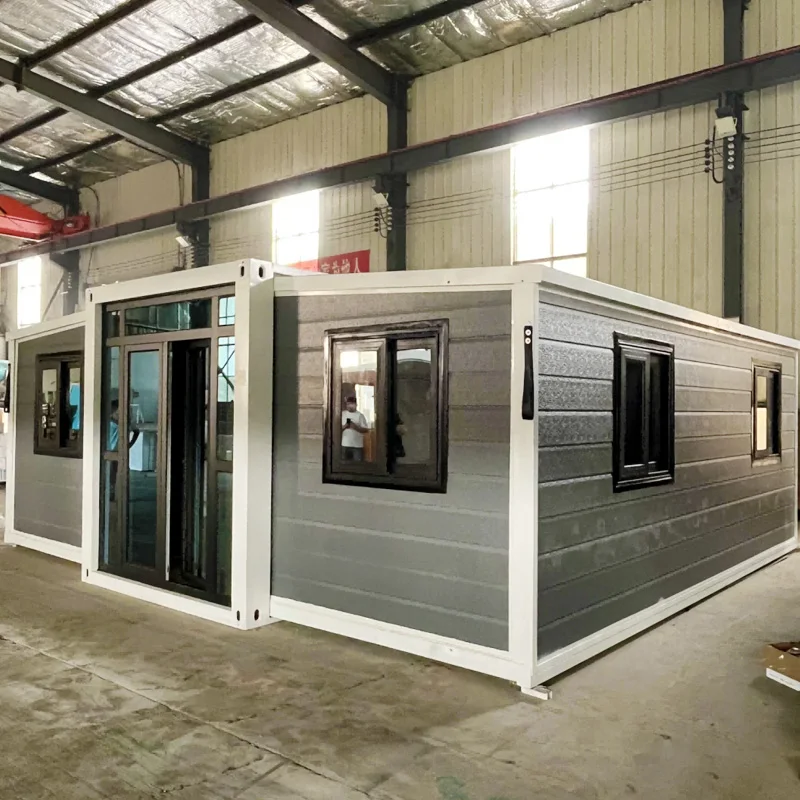 40ft/20ft Container House Prefabricated Houses Mobile Home Modular Building Container Room Double-wing Expanded Container House