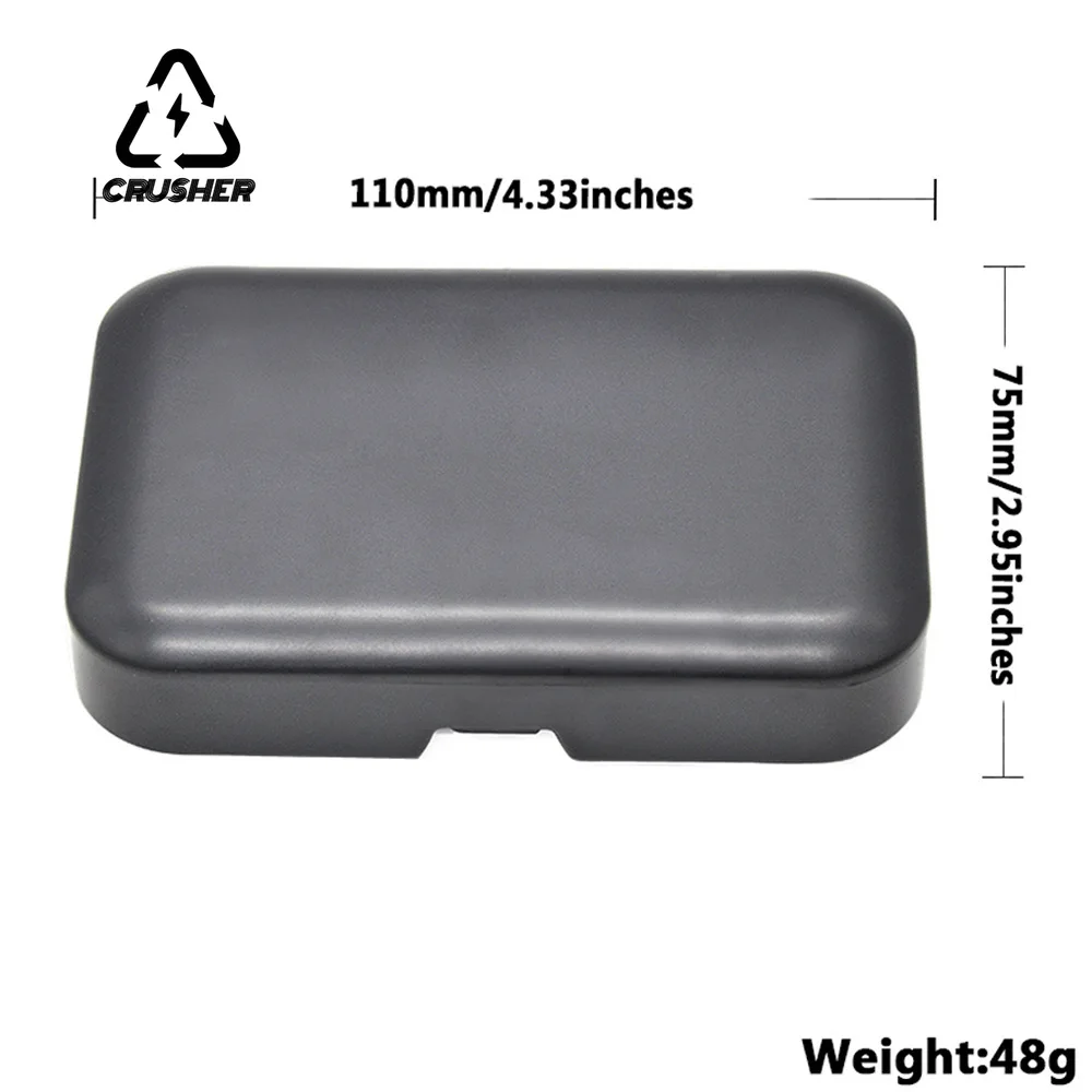 CRUSHER Portable 110mm*75mm Cigarette Case Flip Cover Storage Roll Paper Electric Lighter Tobacco Box Smoking Pipe Accessories