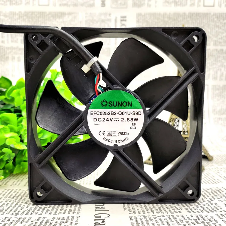 EFC0252B2-Q01U-S9D 12 24V 2.88W 12025 CENTÍMETROS de CONTROLE de TEMPERATURA VENTILADOR de REFRIGERAÇÃO