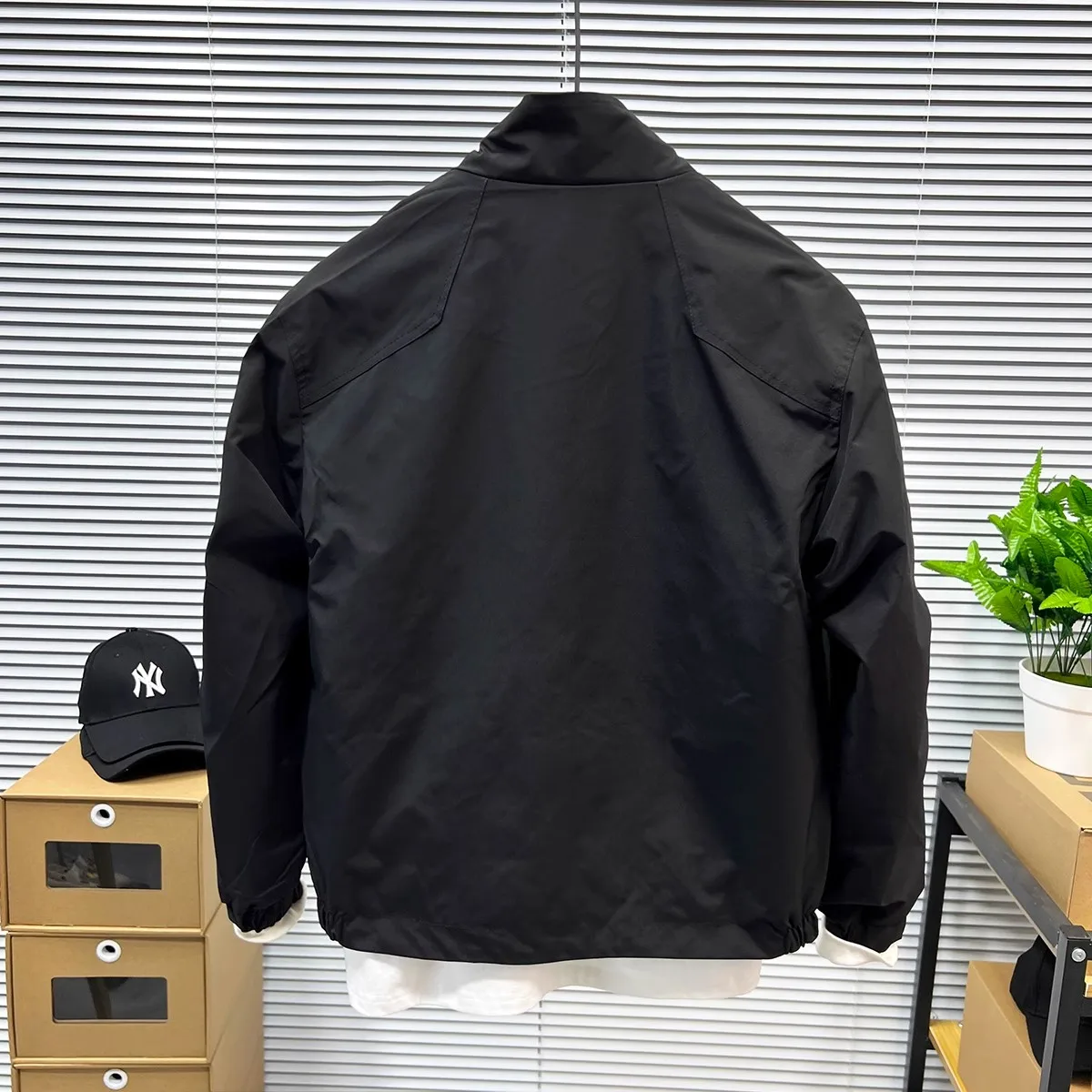 Casual Versatile Men's Jacket 2024 Spring Autumn Stylish Stand Collar Workwear American Trendy Brand Fashionable Youth Outerwear