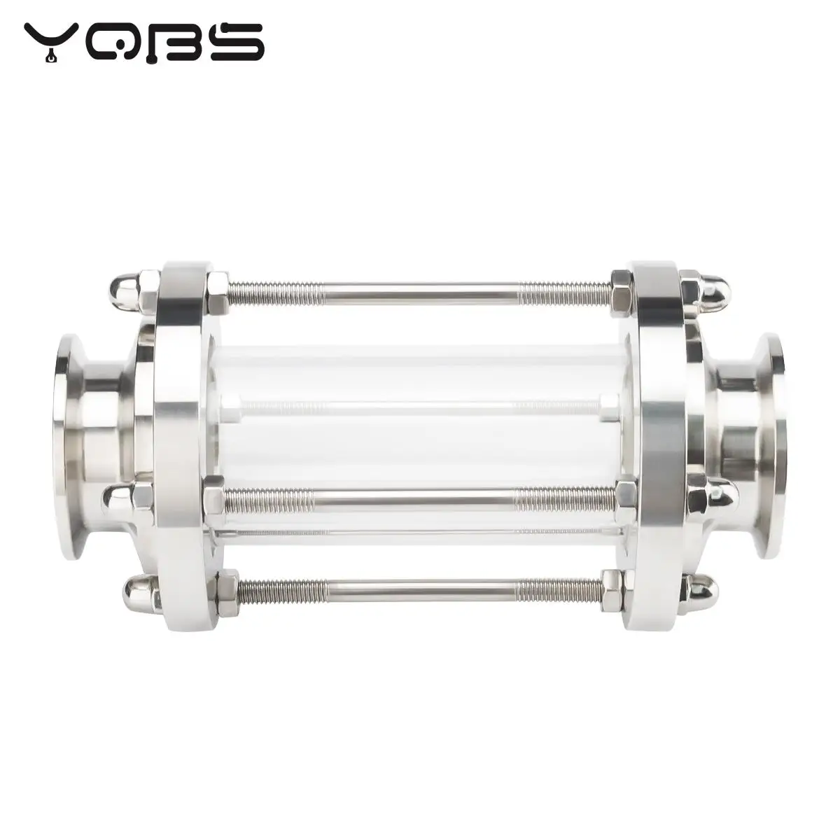 YQBS-Sanitary Flow Sight Glass Diopter, 304 Aço Inoxidável, 1.5 