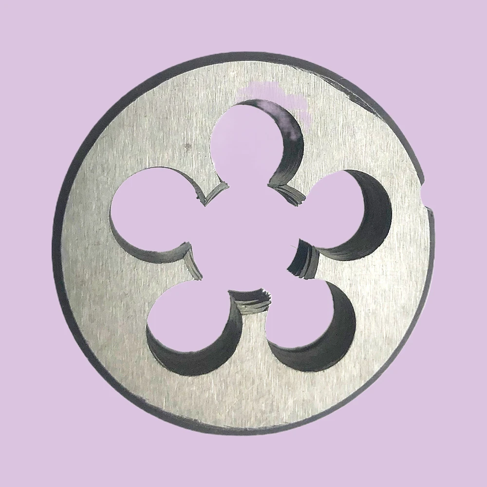 Right Hand1/2-28 Thread Die Set 1/2x28 Round Die 1/2x28 Hand & Machine Threading Tool