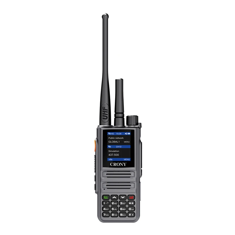 

Professional Dual Mode UHF 4G POC Walkie-Talkie 5000km Range Security Intercom 10W Output Power